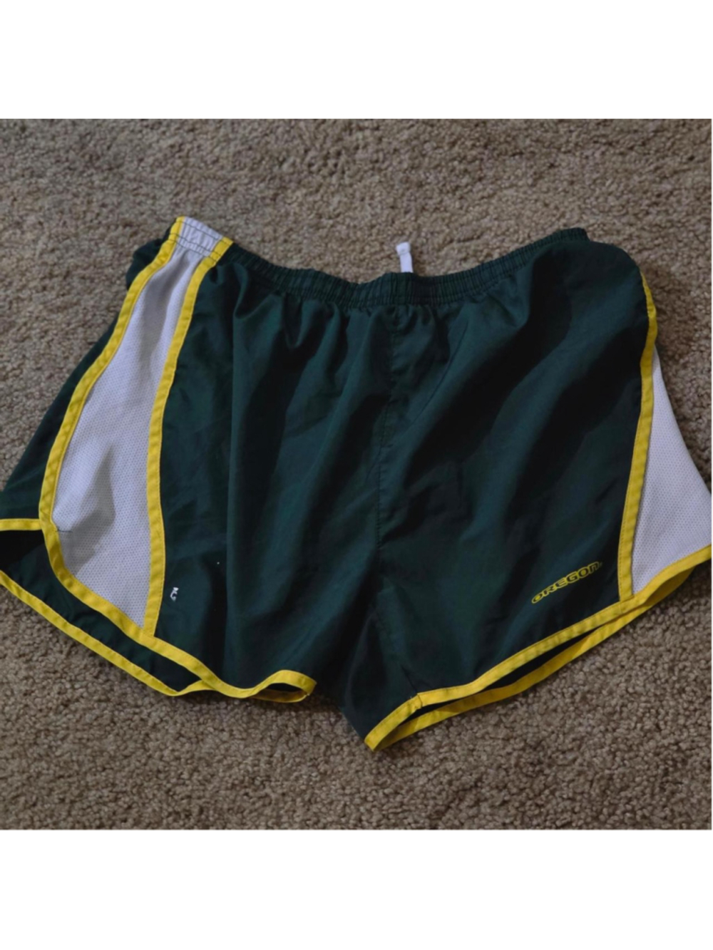 Nike Oregon Ducks green running shorts Size L #athletic #running